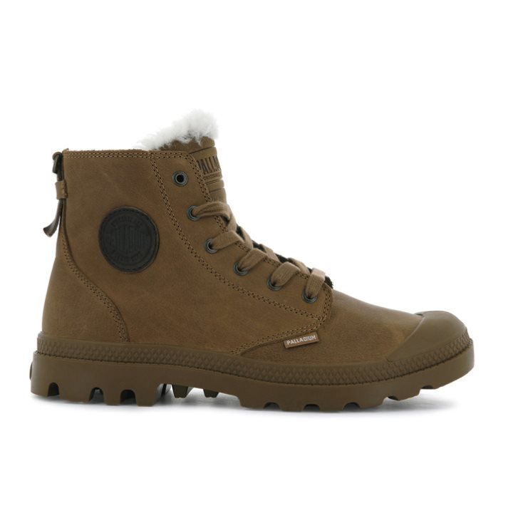 Palladium Pampa Hi Pilot Laarzen Heren Bruin | NL 25ELGYO